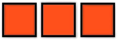 Çeşitli kare çerçevelerin görüntüsünü kapat.