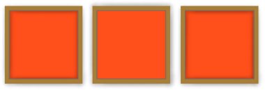 Çeşitli kare çerçevelerin görüntüsünü kapat.