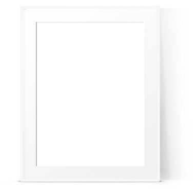 Sade arkaplanda izole edilmiş, kaynak elemanlarınıza uygun çeşitli beyaz resim çerçevesi biçimini boşalt.