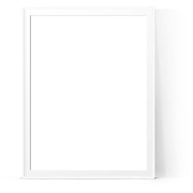 Sade arkaplanda izole edilmiş, kaynak elemanlarınıza uygun çeşitli beyaz resim çerçevesi biçimini boşalt.