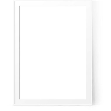 Sade arkaplanda izole edilmiş, kaynak elemanlarınıza uygun çeşitli beyaz resim çerçevesi biçimini boşalt.