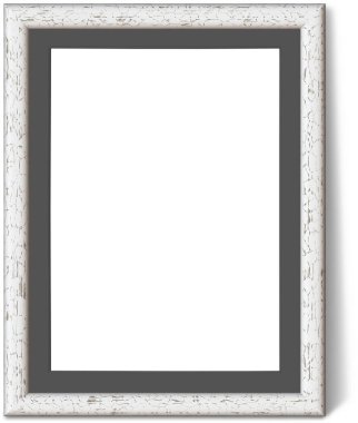 Sade arkaplanda izole edilmiş, kaynak elemanlarınıza uygun çeşitli beyaz resim çerçevesi biçimini boşalt.