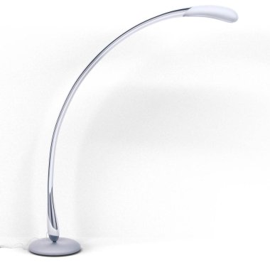 Sade arka planda izole edilmiş ev içi lamba kavramı.