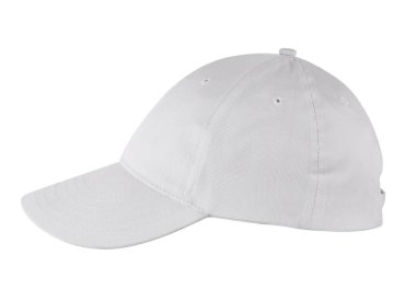 Sade arkaplanda izole edilmiş boş beyaz başlığı kapat.