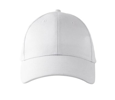 Sade arkaplanda izole edilmiş boş beyaz başlığı kapat.