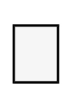 Sade arkaplanda izole edilmiş çeşitli boyutlardaki dikey fotoğraf çerçevesini kapat.