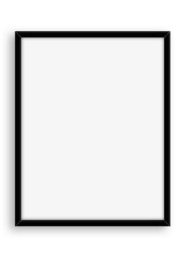 Sade arkaplanda izole edilmiş çeşitli boyutlardaki dikey fotoğraf çerçevesini kapat.