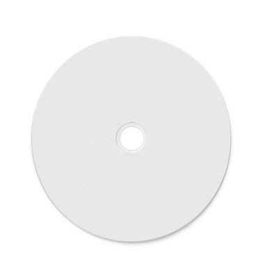 Disk plakası konsepti projeniz için sade arka planda izole edilmiş, basit bir element.