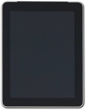 Öge projeniz için uygun sade arkaplan üzerindeki izole edilmiş tableti kapat.