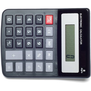 Elektronik sahneler için uygun olan saydam arkaplan üzerinde gerçekçi taşınabilir hesap makinesi izole edildi.