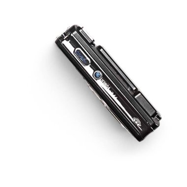 Gerçekçi kamera, şeffaf arkaplanda izole edildi. Elektronik sahne projesi için uygun element.