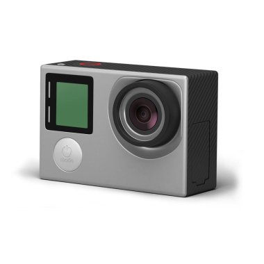 Saydam arkaplanda izole edilmiş gerçekçi küçük gizli kamera. Sahne projeleri için uygun unsur.