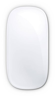 Element projeniz için uygun düz arkaplan üzerinde izole edilmiş masaüstü faresini kapat.