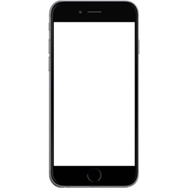 Gerçekçi akıllı telefon, saydam arkaplanda izole edildi. Elektronik sahneler projesi için uygun unsur.