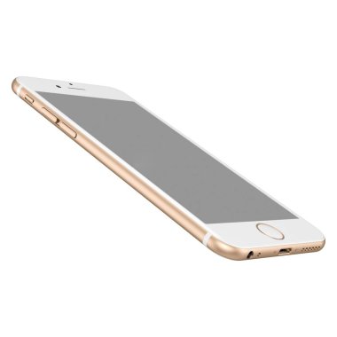 Gerçekçi akıllı telefon, saydam arkaplanda izole edildi. Elektronik sahneler projesi için uygun unsur.