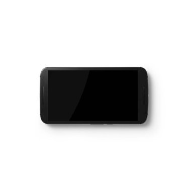 Beyaz arkaplanda izole edilmiş akıllı telefonları kapat.