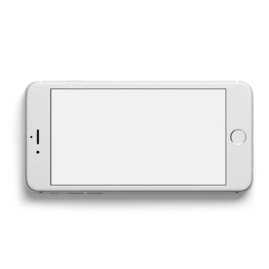 Gerçekçi akıllı telefon, saydam arkaplanda izole edildi. Elektronik sahneler projesi için uygun unsur.