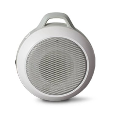 Gerçekçi ses hoparlörü şeffaf arkaplanda izole edildi. Elektronik sahne projesi için uygun element.