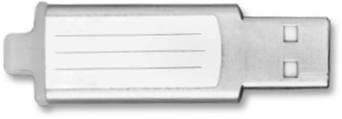 Element projeniz için uygun sade arkaplanda izole edilmiş usb çubuğunu kapat.