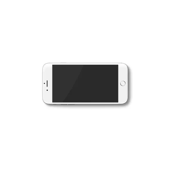 Beyaz arkaplanda izole edilmiş akıllı telefonları kapat.