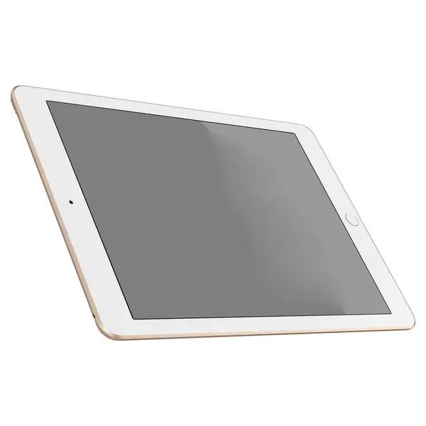 Gerçekçi tablet aygıtı şeffaf arkaplanda izole edildi. Elektronik sahneler projesi için uygun element.