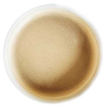 Yukarıdan gelen çeşitli kahve içeceği manzaraları kahve konseptin için mükemmeldir..