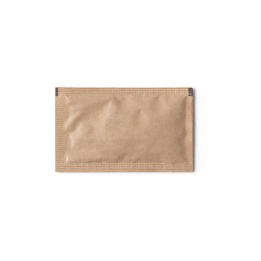 Gerçekçi el yapımı şeker paketi şeffaf arkaplanda izole edildi. Sahne projeleri için uygun element.