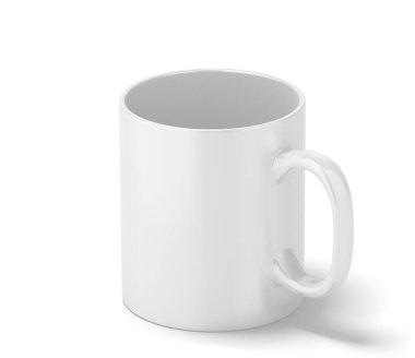 Sade arka planda temiz ve hijyen kupası görüntüsünü kapat.