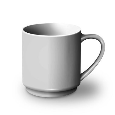 Sade arka planda temiz ve hijyen kupası görüntüsünü kapat.