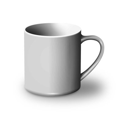 Sade arka planda temiz ve hijyen kupası görüntüsünü kapat.