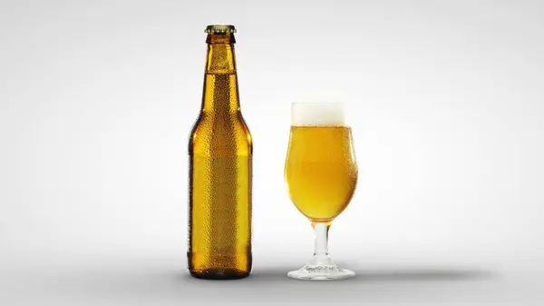Various beers in bottles and cans are perfect for your beer product concept.