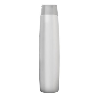 Sade arka planda izole edilmiş ürününüz için çeşitli sade beyaz kozmetik paketleme.