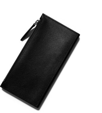 Günlük kullanım için izole edilmiş deri cüzdanı kapat.