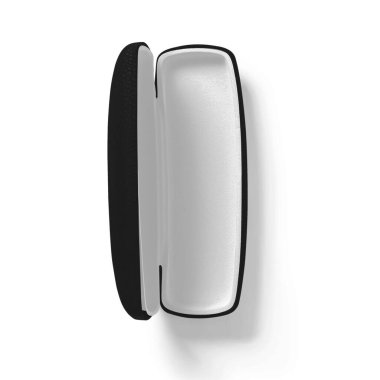 Güneş gözlüğü kutusunu beyaza izole et.