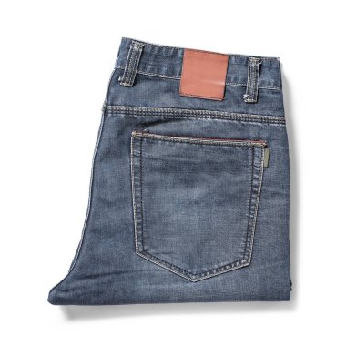 İzole edilmiş beyaz üzerine katlanmış görünüm kotunu kapat.