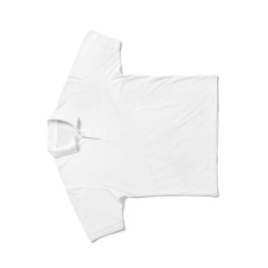 Beyaz t-shirt 'ü beyaza izole et.