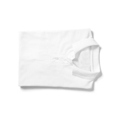 Beyaz t-shirt 'ü beyaza izole et.