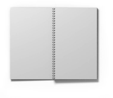 Element projeniz için uygun sade arkaplan üzerindeki izole edilmiş beyaz kağıdı kapat.