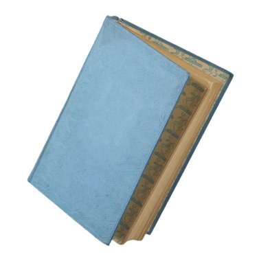 Özgün arka plana karşı izole kitapların yaratıcı kavramı, element projeniz için uygundur.