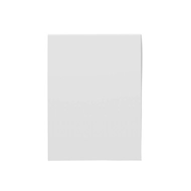 Boş beyaz broşür kağıtları izole edildi.