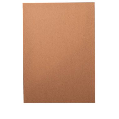 Saydam arkaplan üzerinde izole edilmiş gerçekçi kahverengi kağıt notlar. Sahne projeleri için uygun element.