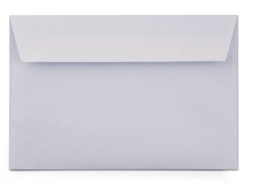 Boş beyaz kağıt sabit model konsepti için izole edilmiş.