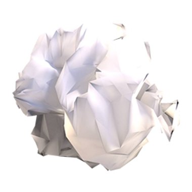 Saydam arkaplanda izole edilmiş gerçekçi kıvrımlı kağıt. Sahne projeleri için uygun element.