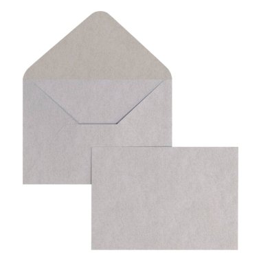 Yaratıcı kavram boş basit zarf sade arkaplanda izole, element sahneleriniz için uygun.