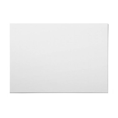 Görüntü broşürünü kapat. Üç kat beyaz üzerine izole edilmiş..