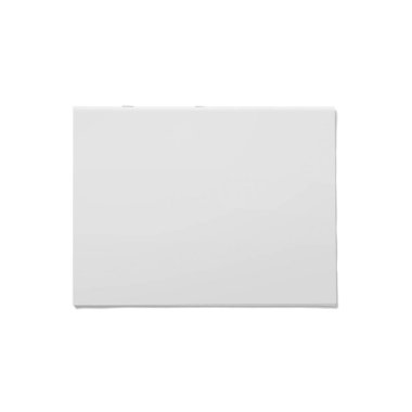 İzole edilmiş beyaz açık dergi modeli