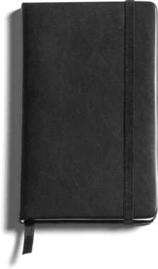 Saydam arkaplan üzerinde izole edilmiş gerçekçi not defteri kağıdı. Sahne projeleri için uygun unsur.