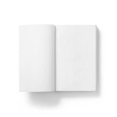 Projeniz için boş yumuşak kapak kitapları.