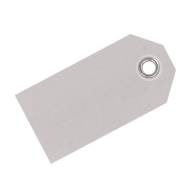 Saydam arkaplanda izole edilmiş gerçekçi etiket fiyatı. Sahne projeleri için uygun unsur.