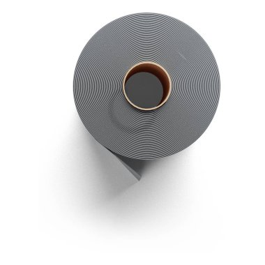 Saydam arkaplanda izole edilmiş gerçekçi bant. Sahne projeleri için uygun unsur.